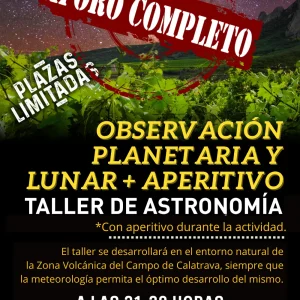 aforo completo a las 21.30h 25 euros y logo starlight