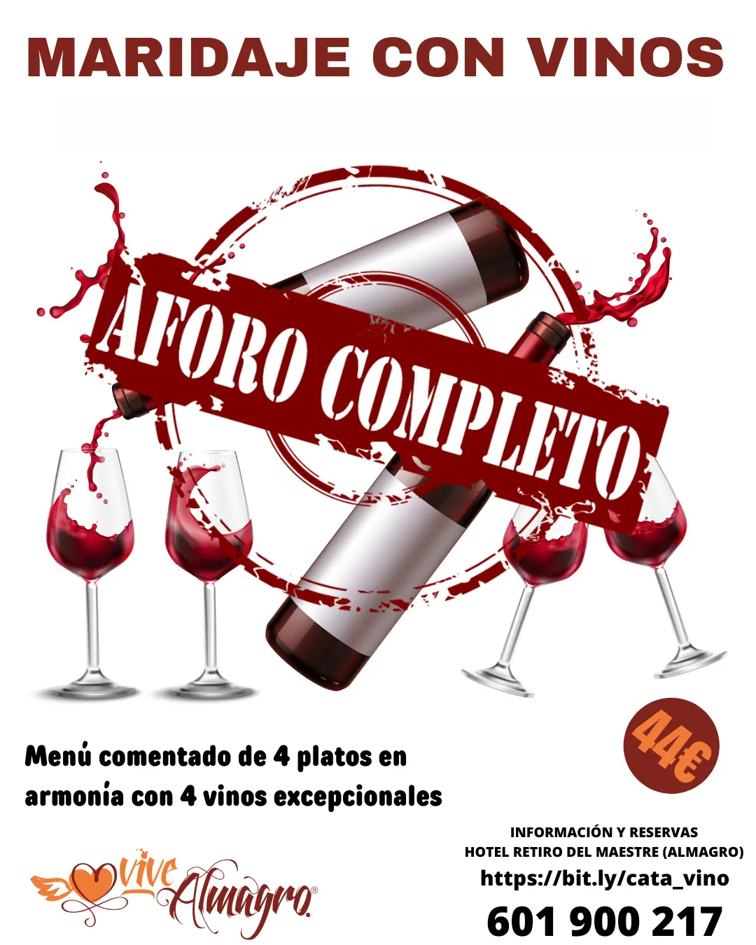 aforo completo 44 euros