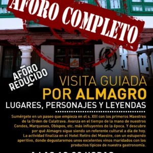 aforo completo a las 12:00 con aperitivo 20 euros