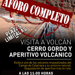 a las 11.00, con aperitivo, 20 euros y aforo completo
