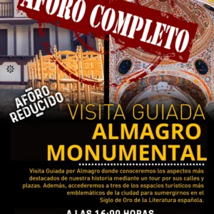 a las 16.00h aforo completo y 20€